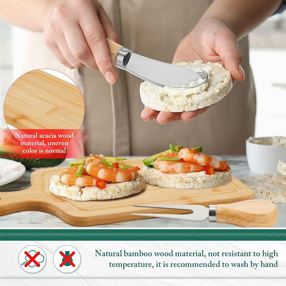 Thumbnail: Wooden Charcuterie Board Set