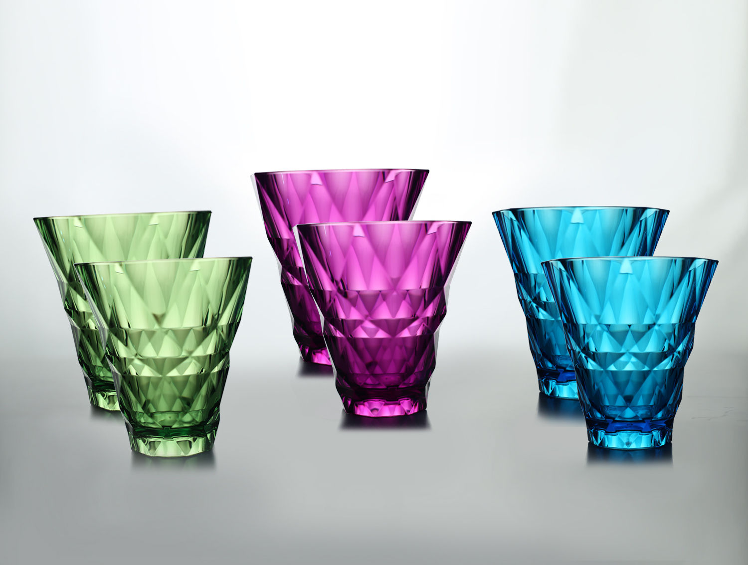 TRITAN™ Vienna Quartz Glasses Multicolor (Set of 6)