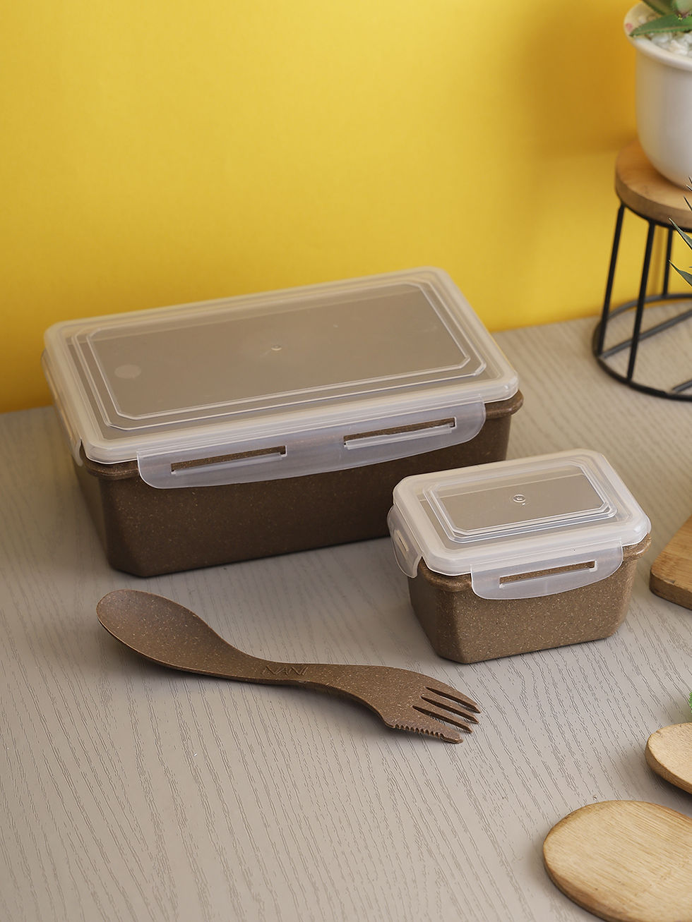 Thumbnail: Bios Bamboo Lunch Box Set