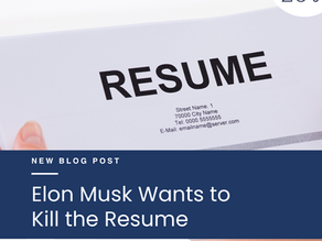 Elon Musk Wants to Kill the Resume. Is He Right?