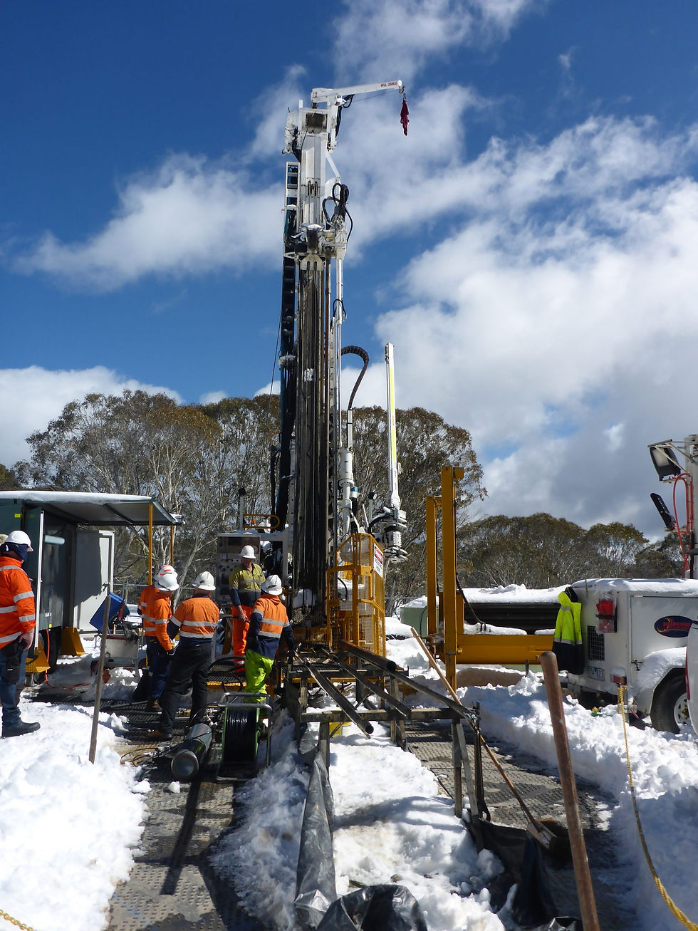 Geotechnical investigation program, Snowy 2.0