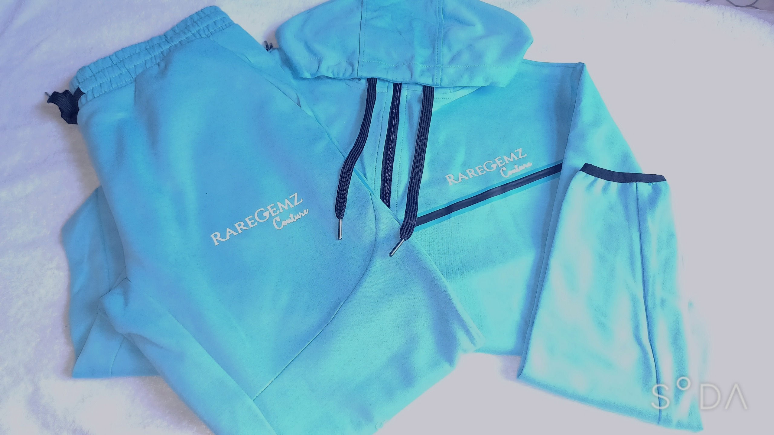 Iced Blue Leisure Tech Sweatsuit