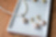 A baroque necklace and earrings