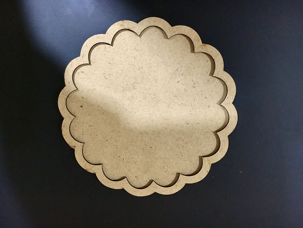 Designer Coaster for Resin (Design 3)- Set of 3