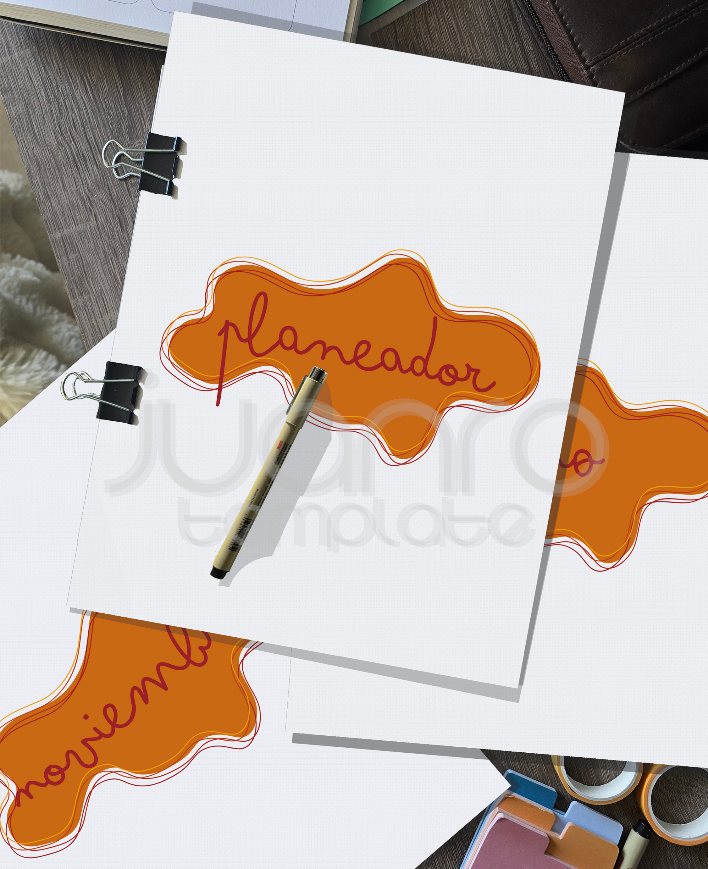 13 Portadas Planner BIMB RED