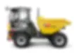 Brand new Wacker Neuson DV90 9 tonne dual-view dumper with skip raised, available for UK plant contract hire.