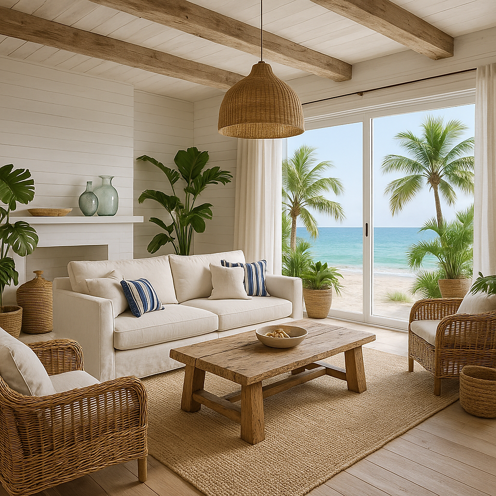 Decoração para Casas de Praia: Estilo, Frescor e Funcionalidade