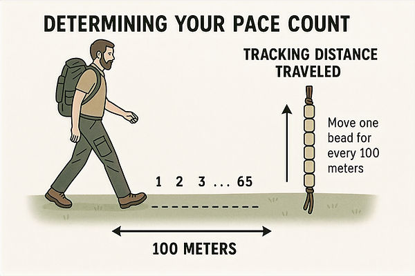 navagation pace count