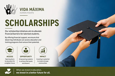 Scholarships: Our initiative aim to alleviate financial barriers for talented students,