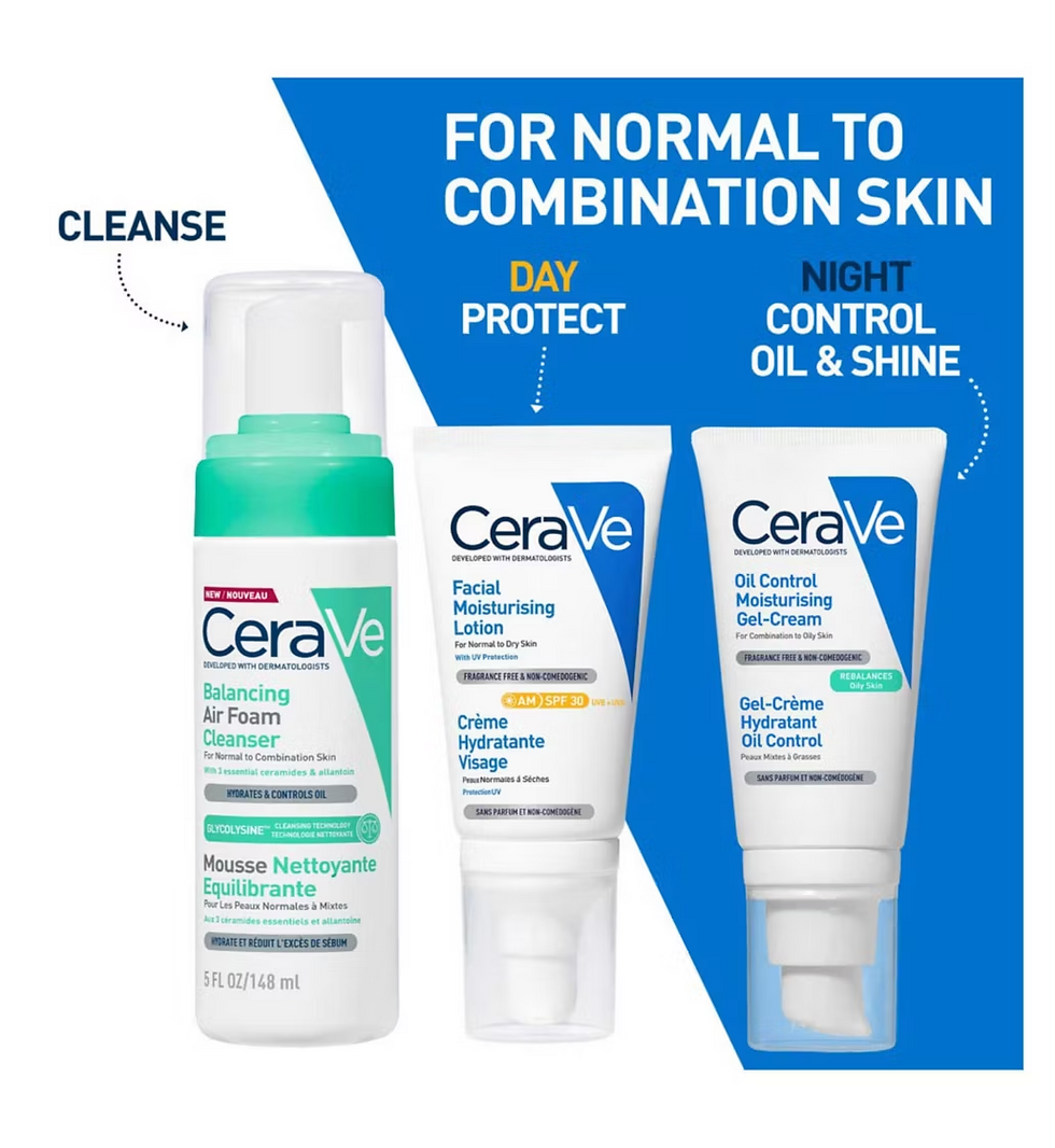 Thumbnail: CeraVe Balancing Air Foam Foaming Facial Cleanser for Normal to Combination Skin