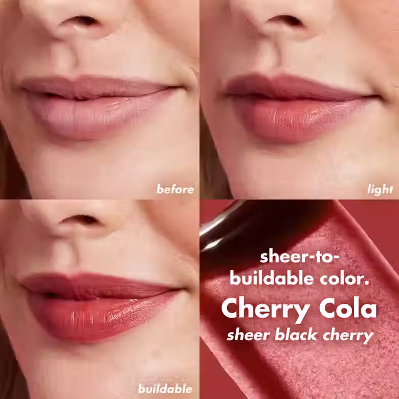 Thumbnail: e.l.f. Sheer For It Blush Tint - Buildable Stain For Lips + Cheek - Cherry Cola