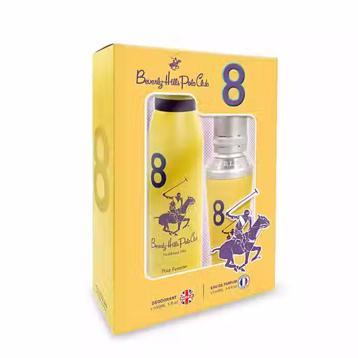 Thumbnail: Beverly Hills Polo Club 8 Eau De Parfum 100ml Gift Set
