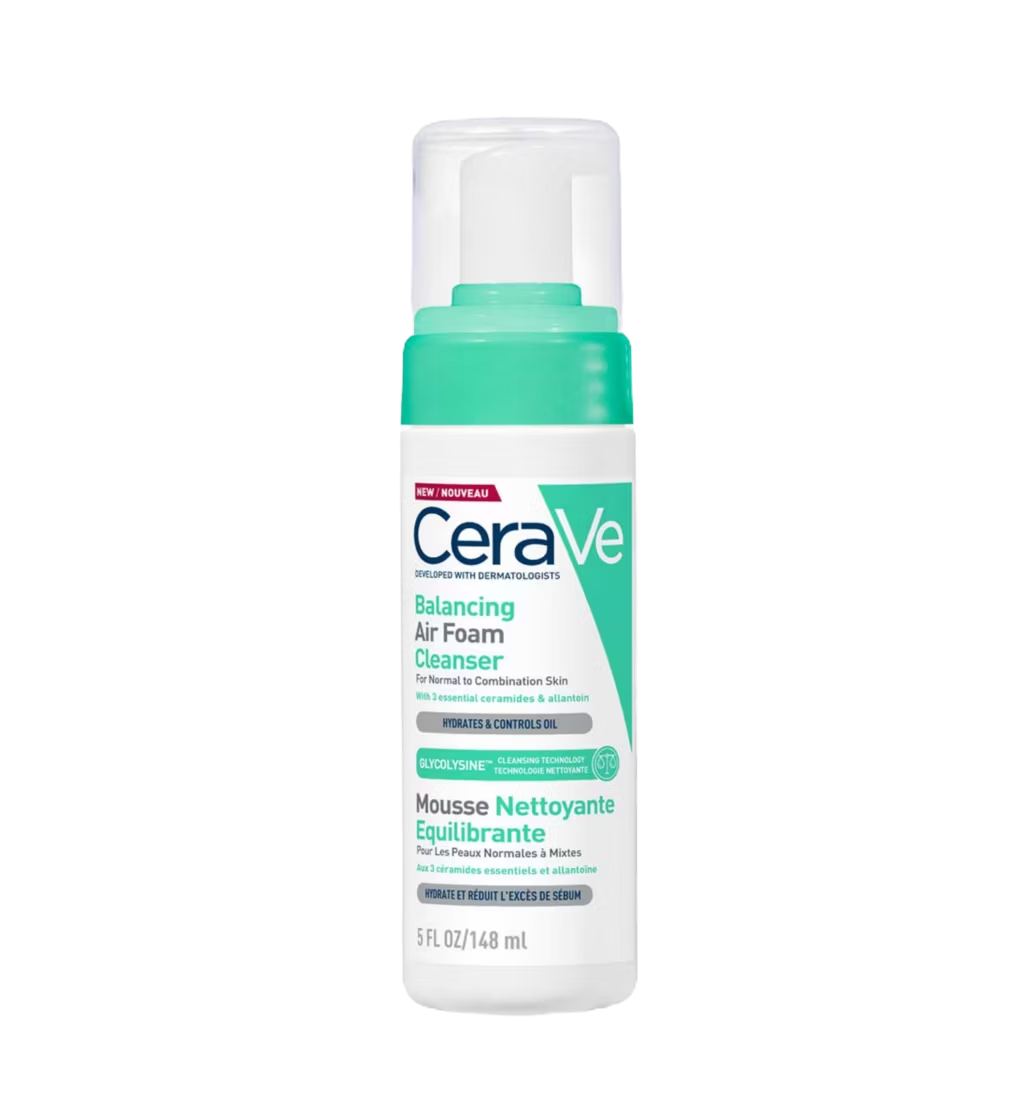 CeraVe Balancing Air Foam Foaming Facial Cleanser for Normal to Combination Skin