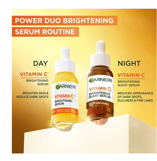 Thumbnail: Garnier Targeted Anti Dark Spot Night Serum with 10% Pure Vitamin C - 30ml
