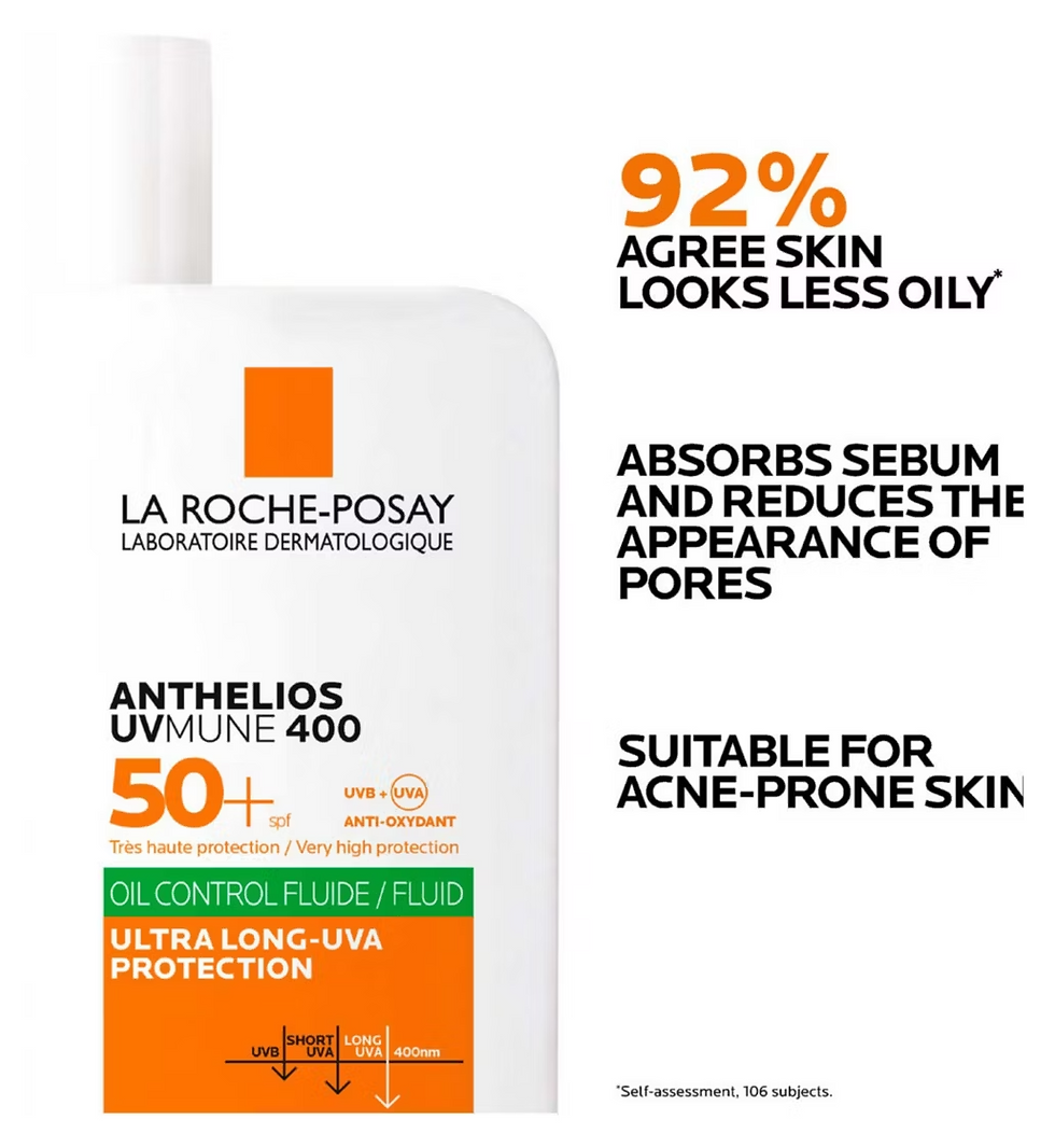 Thumbnail: La Roche-Posay Anthelios UVMune 400 Oil Control Invisible Fluid SPF50+ 50ml