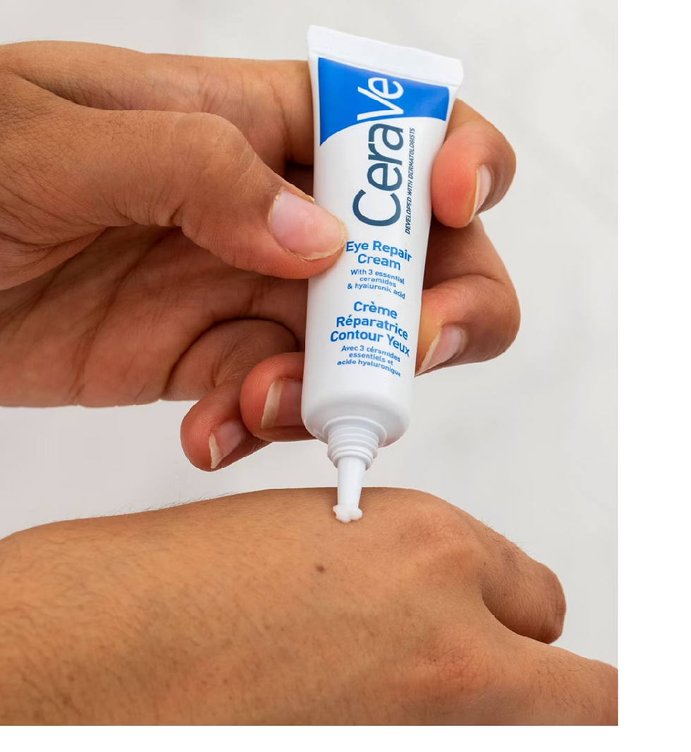 Thumbnail: CeraVe Eye Repair Cream with Ceramides & Hyaluronic for Dark Circles & Puffiness