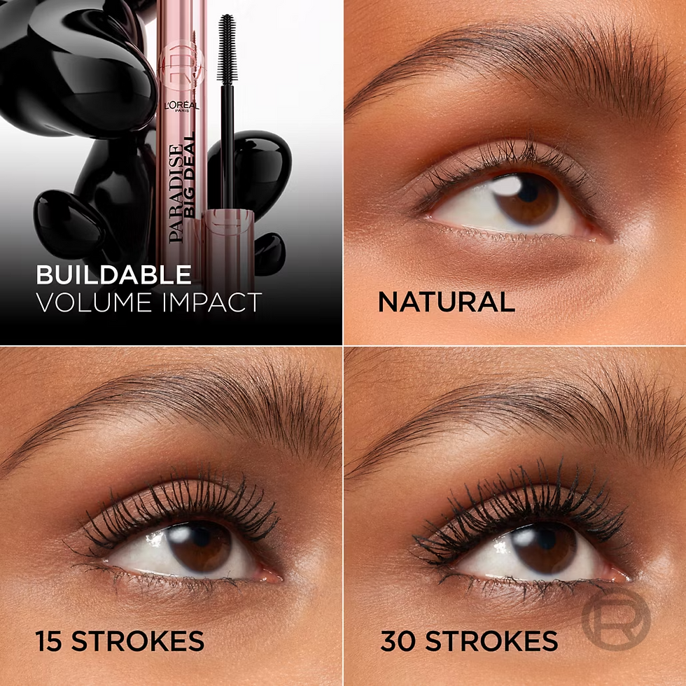 Thumbnail: L'Oréal Paris Mascara, Paradise Big Deal Volumising Mascara, Shade Black, 9.9ml
