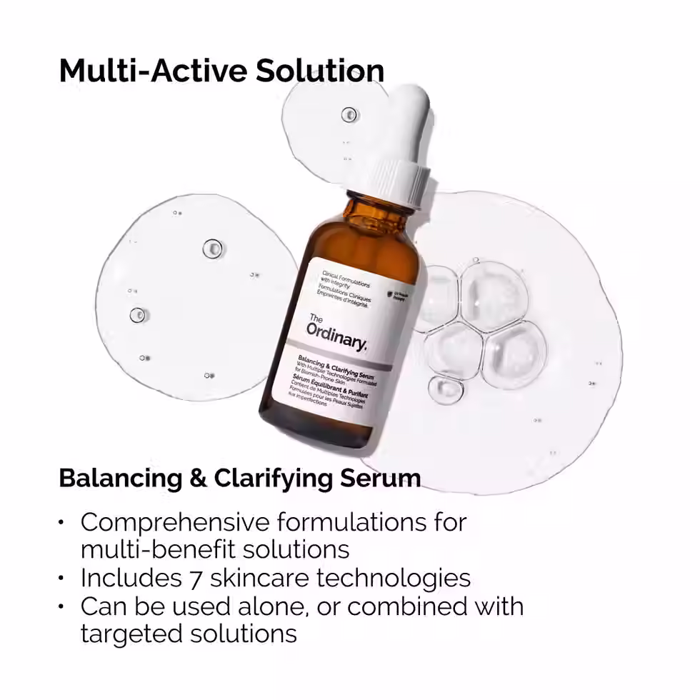 Thumbnail: The Ordinary Balancing & Clarifying Serum for Oily Skin - 30ml