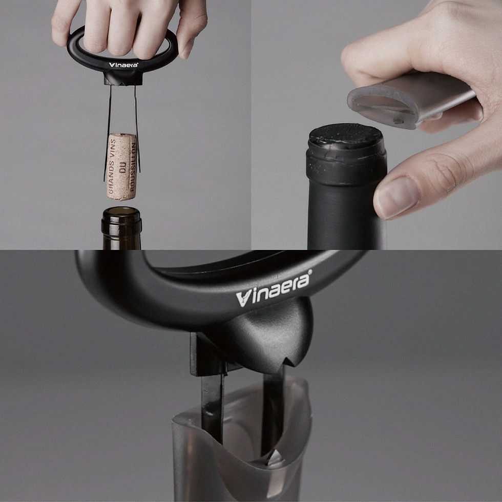 縮圖：【Vinaera】 老酒開瓶器 (方便拔取老化軟木塞)