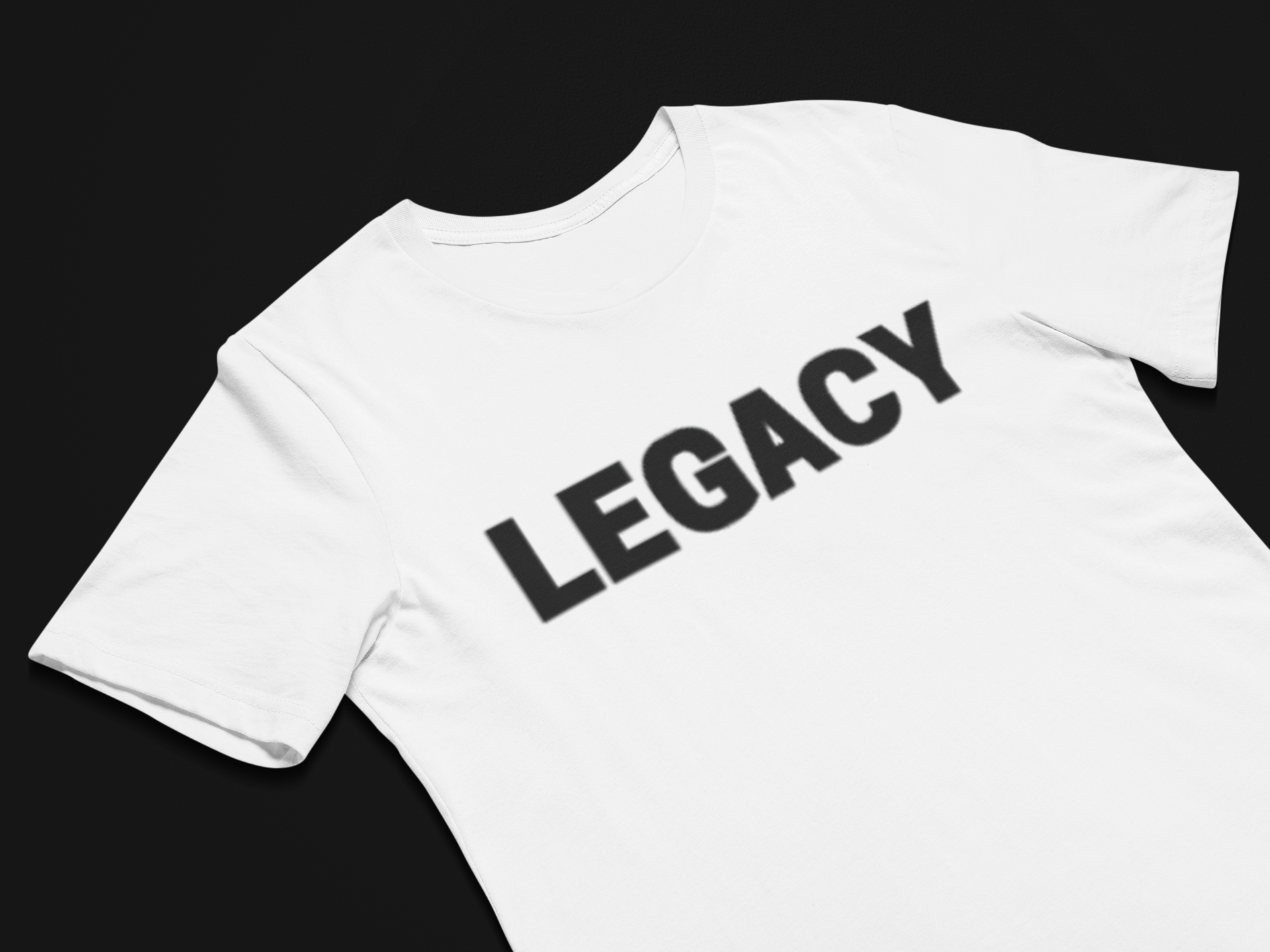 Legacy white and black unisex top