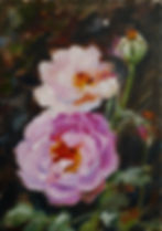 NEW - Two Rose Blooms