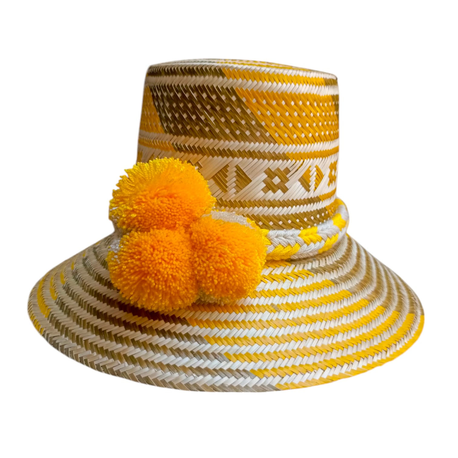 Sombrero Wayuu + cintilla - WHC002796