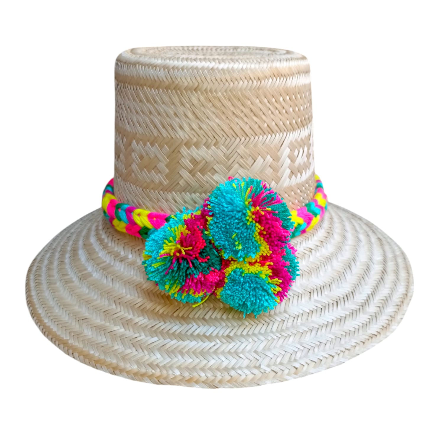 Sombrero Wayuu + cintilla - WHC002815