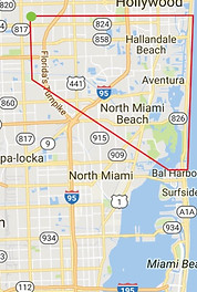 Sunny Isles Beach Air Tour Route