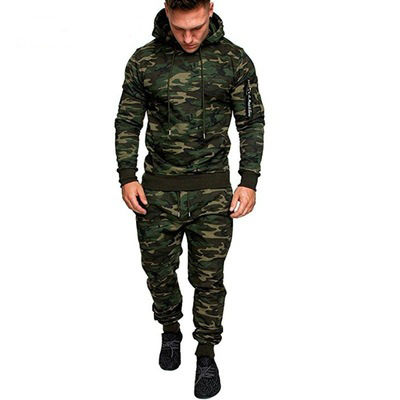 Thumbnail: Hoodie Set for Men  High Quality Gym Sweatsuit  Mens Casual Two Piece Sets