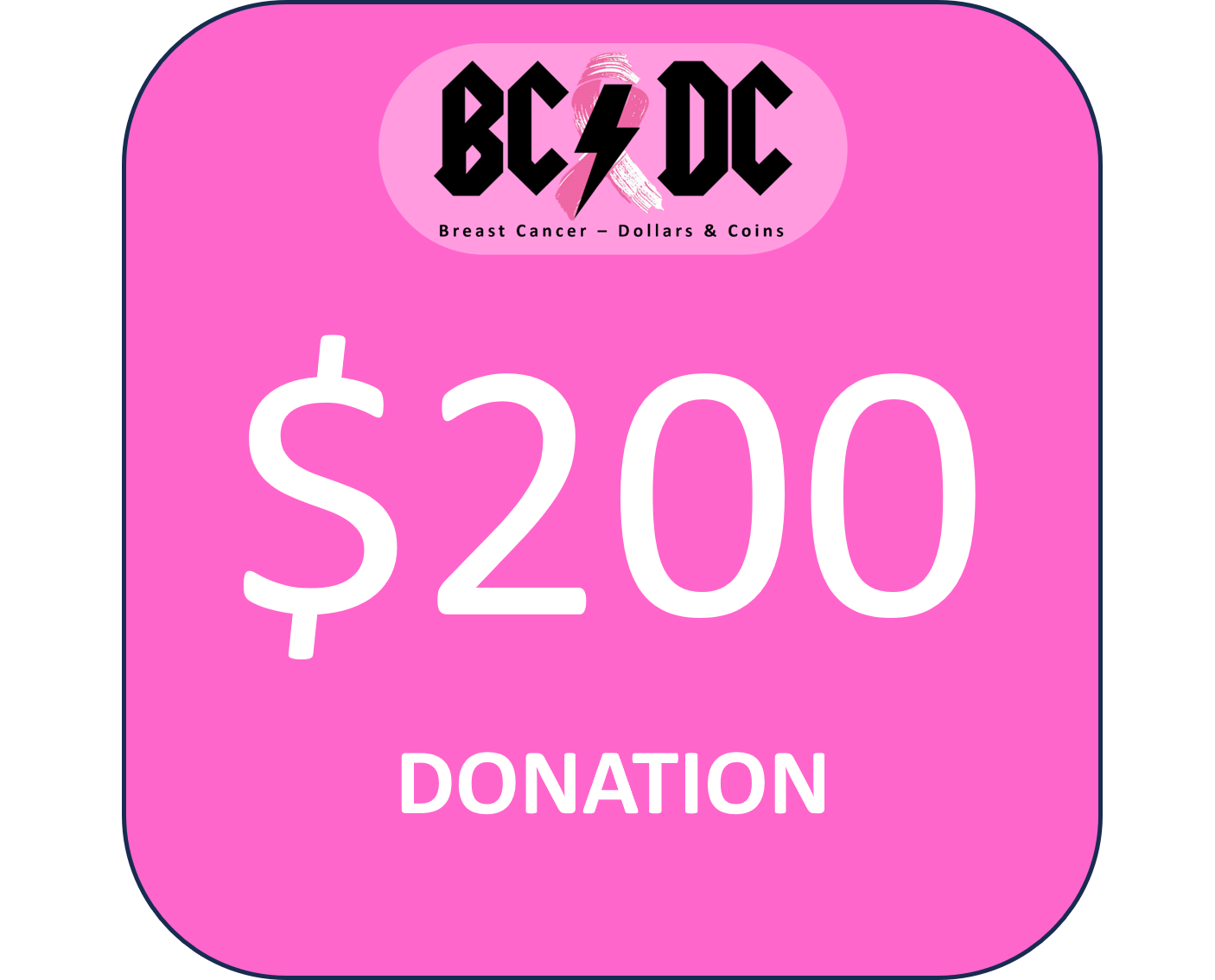 Donation - Breast Cancer Dollars & Coins