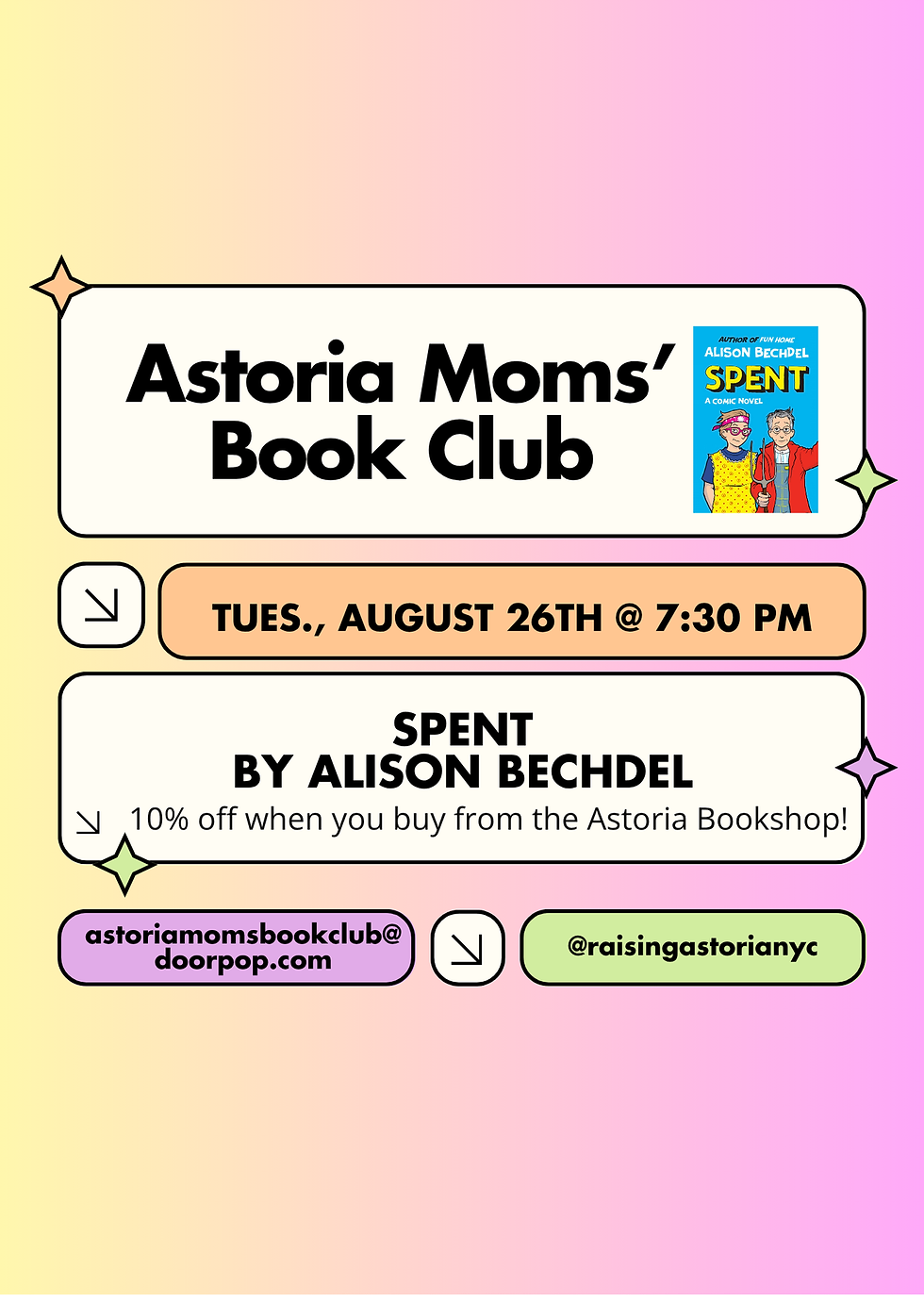 Book Club: Spent by Alison Bechdel