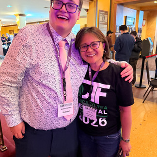 A selfie of Julie and I