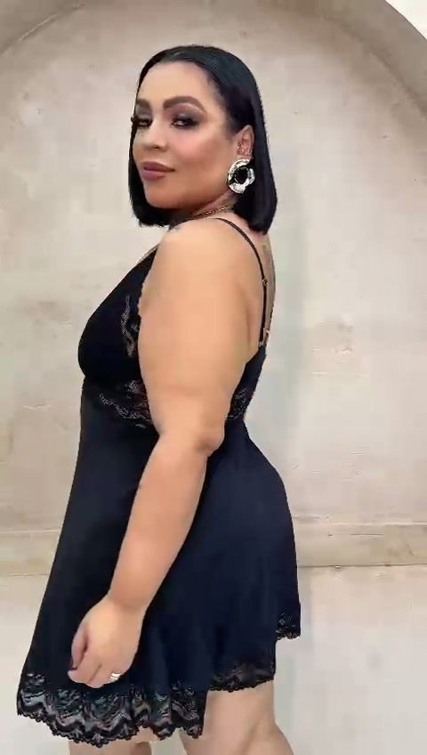 Miniatura: Camisola Brilho Plus Size 