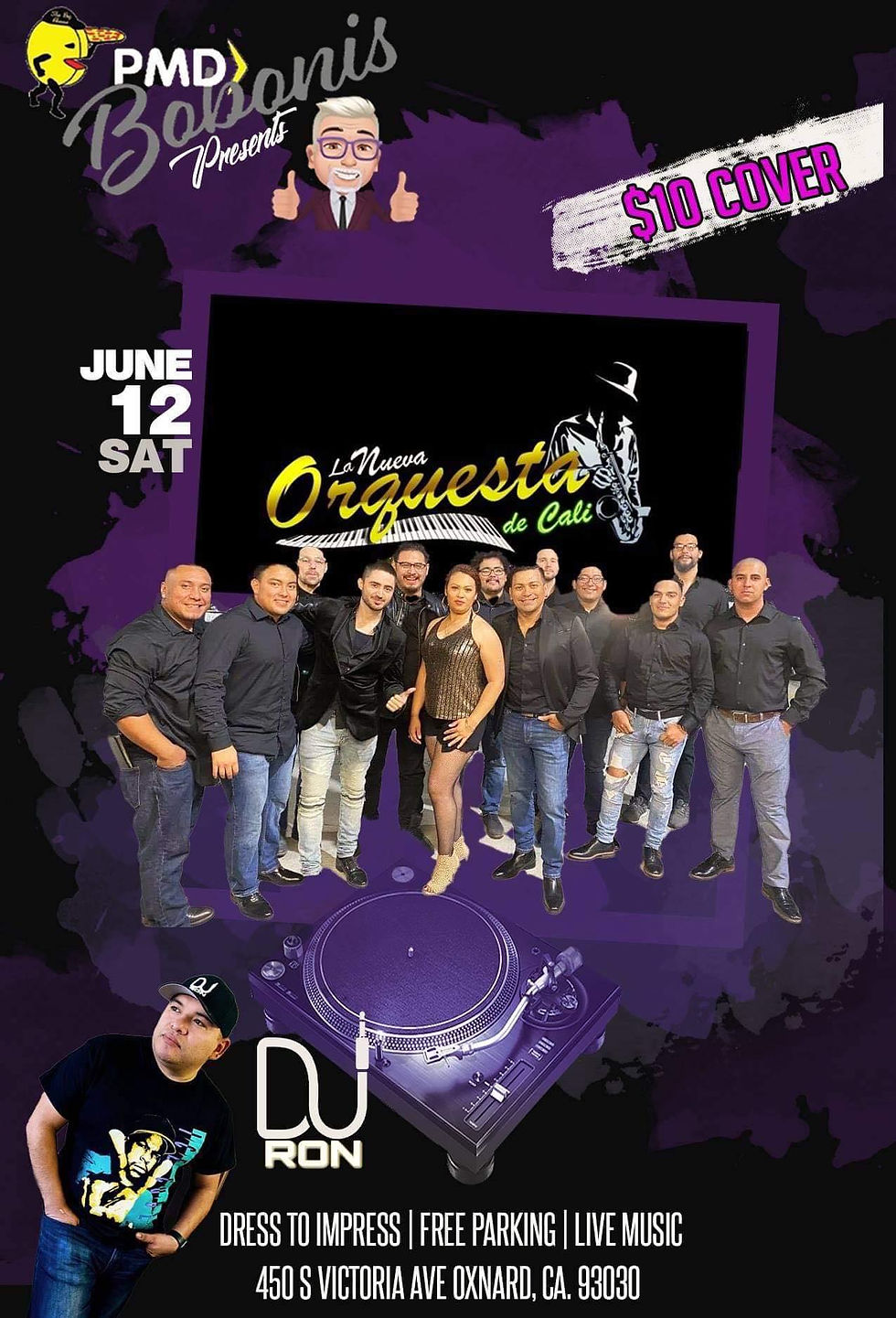 La Nueva Orcuestra de Cali @ PMD Bobonis Oxnard