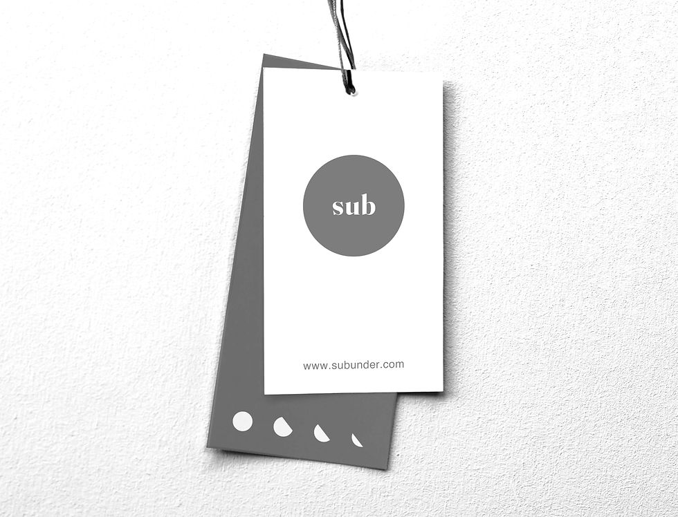 Printed Tags - square cornered