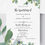 Thumbnail: Greenery Wedding Invitations / RSVP