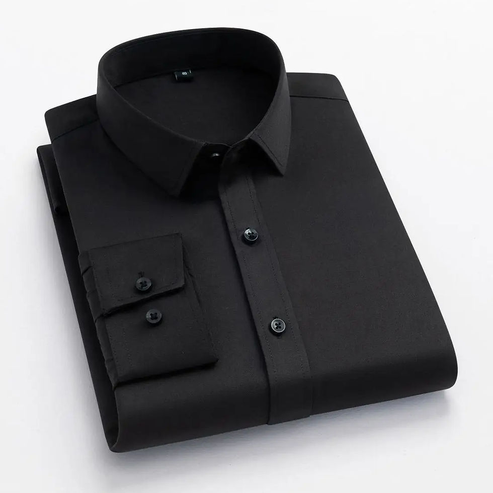 Miniatura: Camisa Social Masculina Manga Longa Elástica 