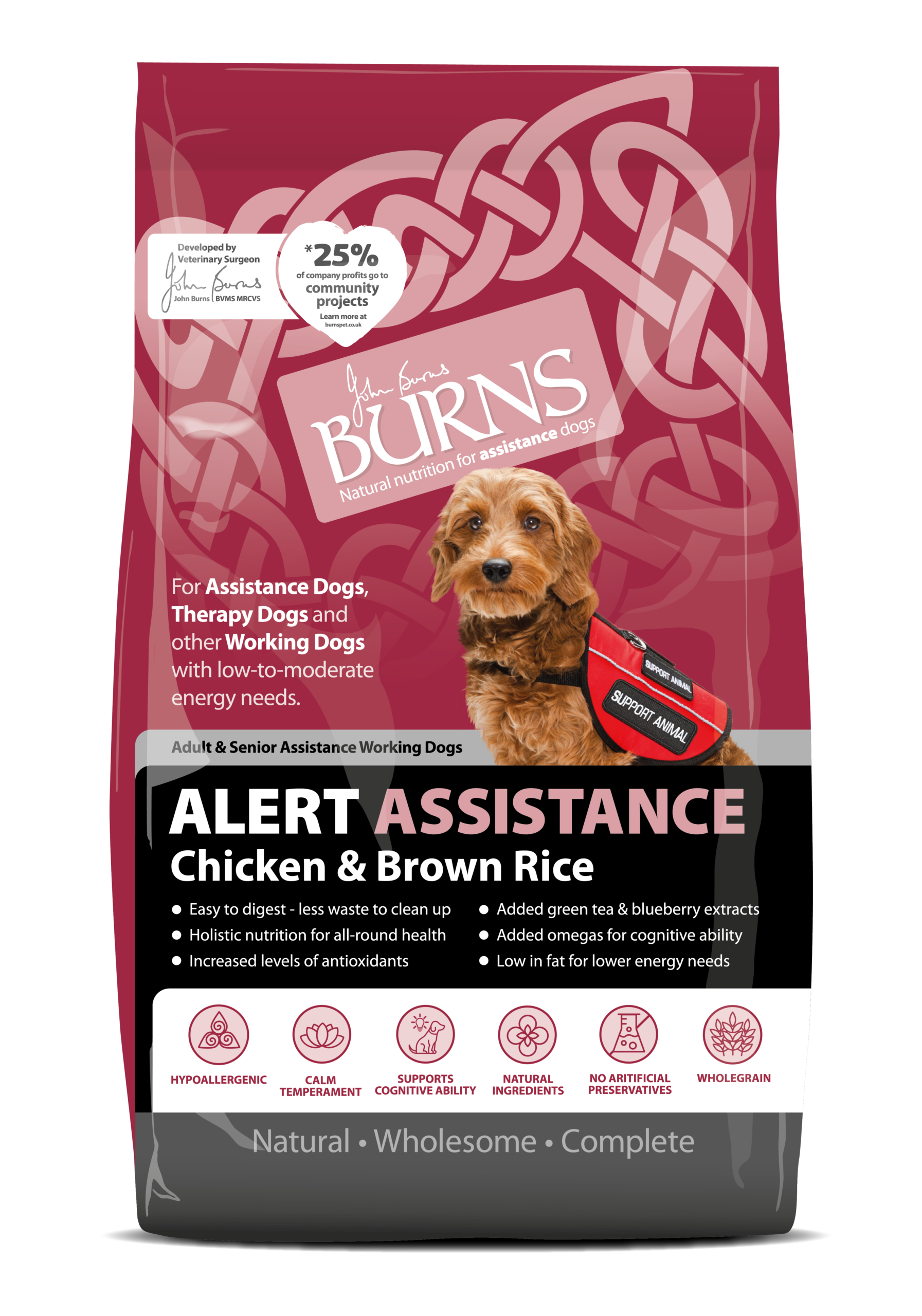 Burns Alert Assistance Chicken