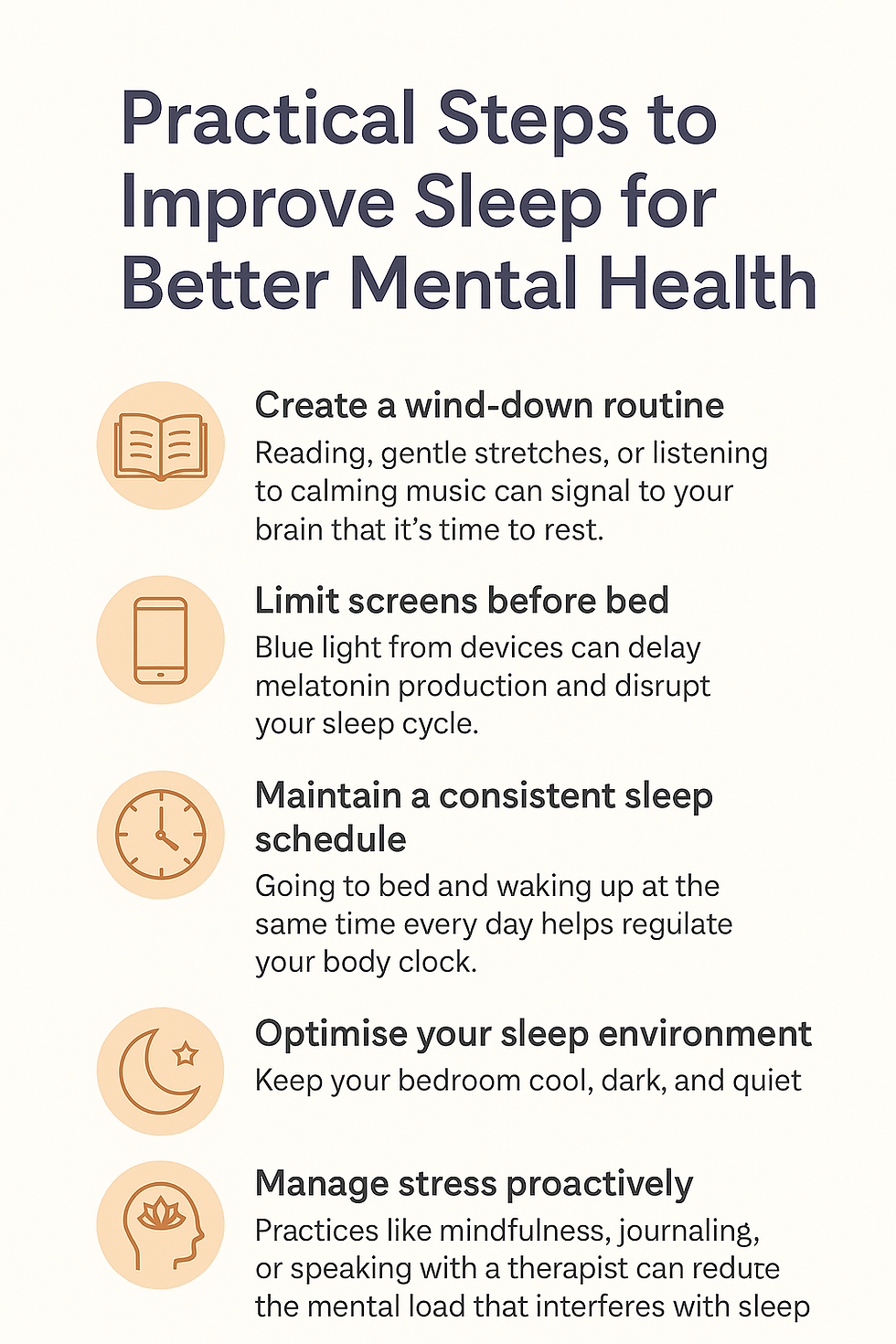 The Impact of Sleep Quality and Quantity on Mental Health