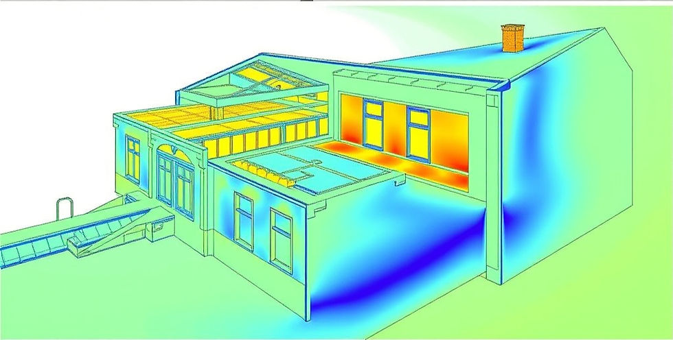 Physics-based simulation of public building thermal performance using industry-standard to