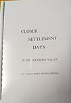 Closer Settlement Days