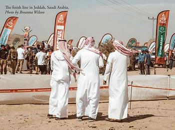 Sophisticated Living Columbus Magazine featuring Dakar race 2022 Saudi Arabia dirt bike car Sabine competition rally dunes