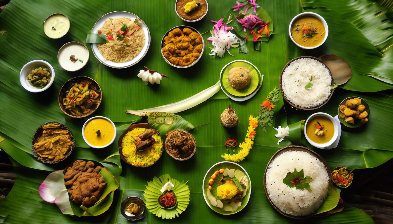 Arranged Food and Objects