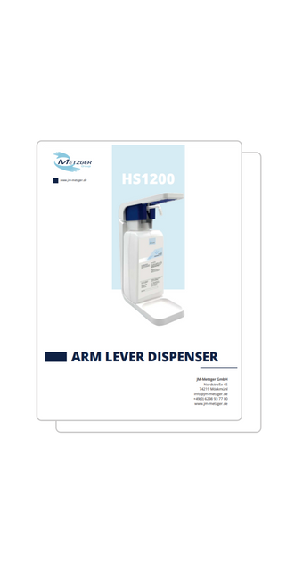 WT2300 Handseifenspender Broschüre:  Produkte für hygienische Hände