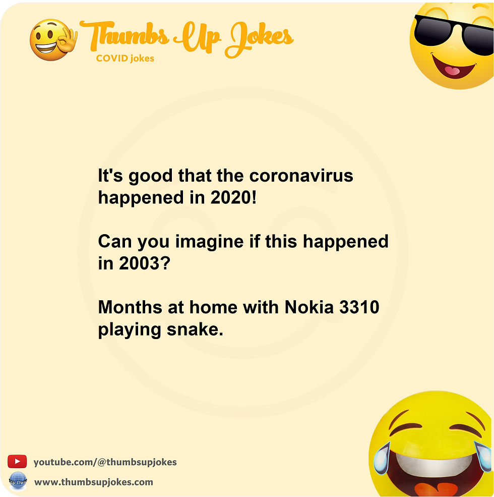 Funny joke about COVID