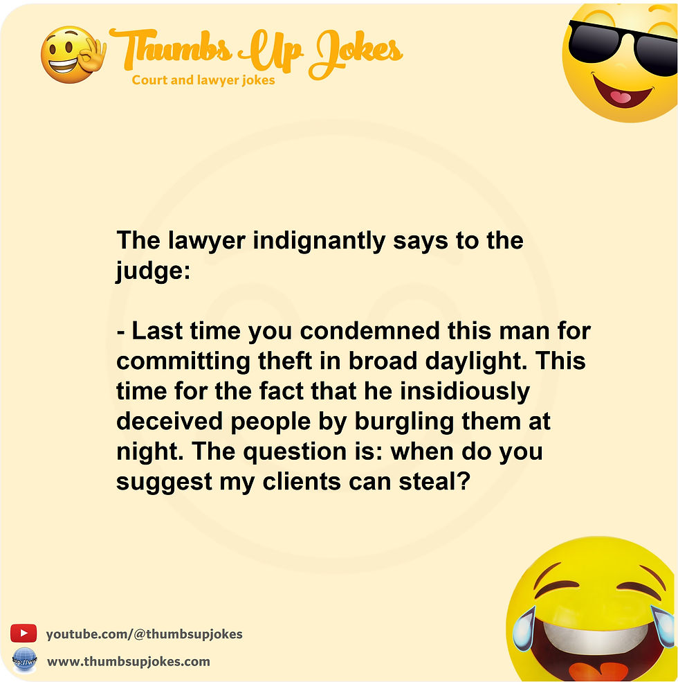 Joke about lawyers and judges