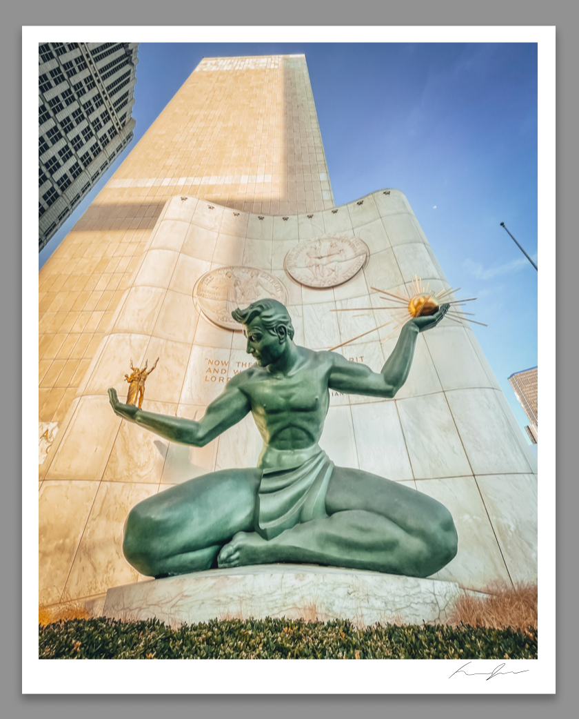 Thumbnail: Spirit of Detroit Print