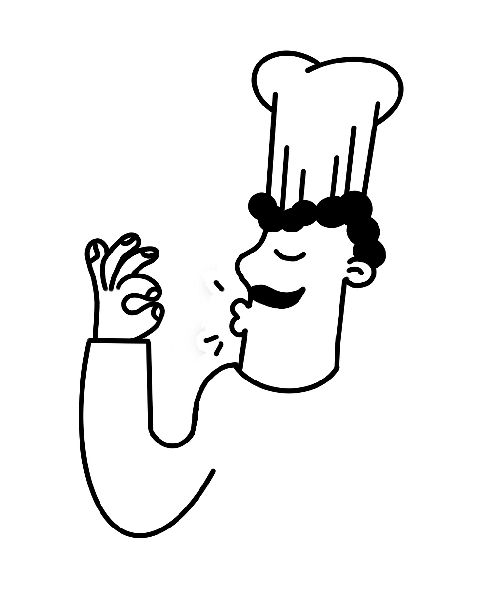 Sticker of a chef kiss made by Marketing Addict