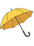 yelow umbrella
