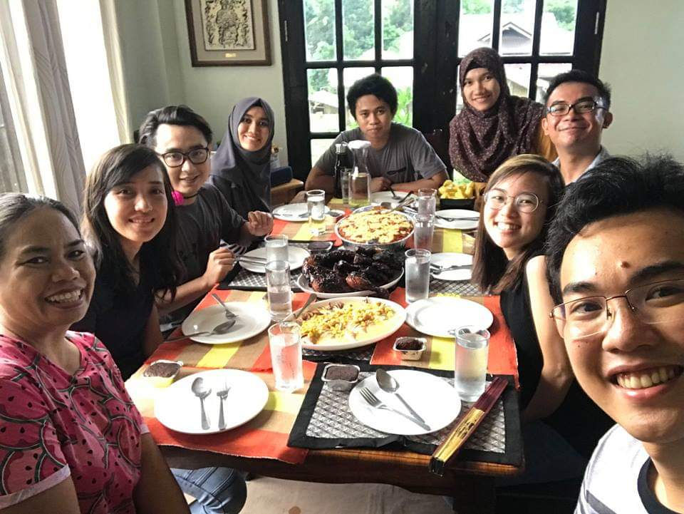 Lunch with our preceptor